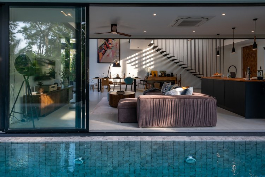 ขาย บ้านเดี่ยว 3 ห้องนอน Pool villa Loft บางกระเจ้า 240 ตรม. 75 ตร.วา Luxury modern pool villa Loft ใจกลางบางกระเจ้า