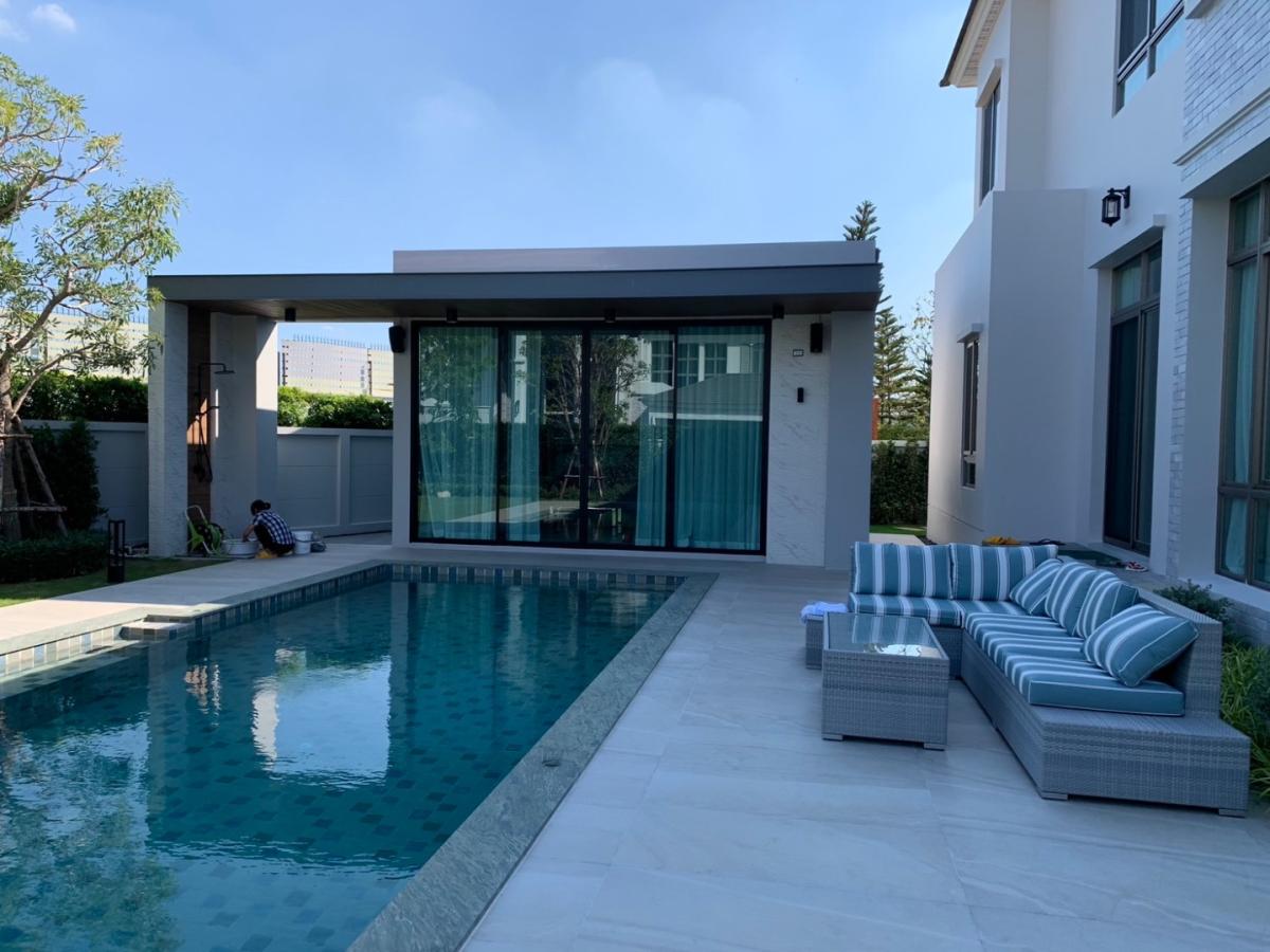 🏡 บ้านเดี่ยว Perfect Masterpiece พระราม 9-กรุงเทพกรีฑา  526 ตร.ม. หลังมุม มีสระส่วนตัว | 📞: 065-626-5636 (คุณกี้)