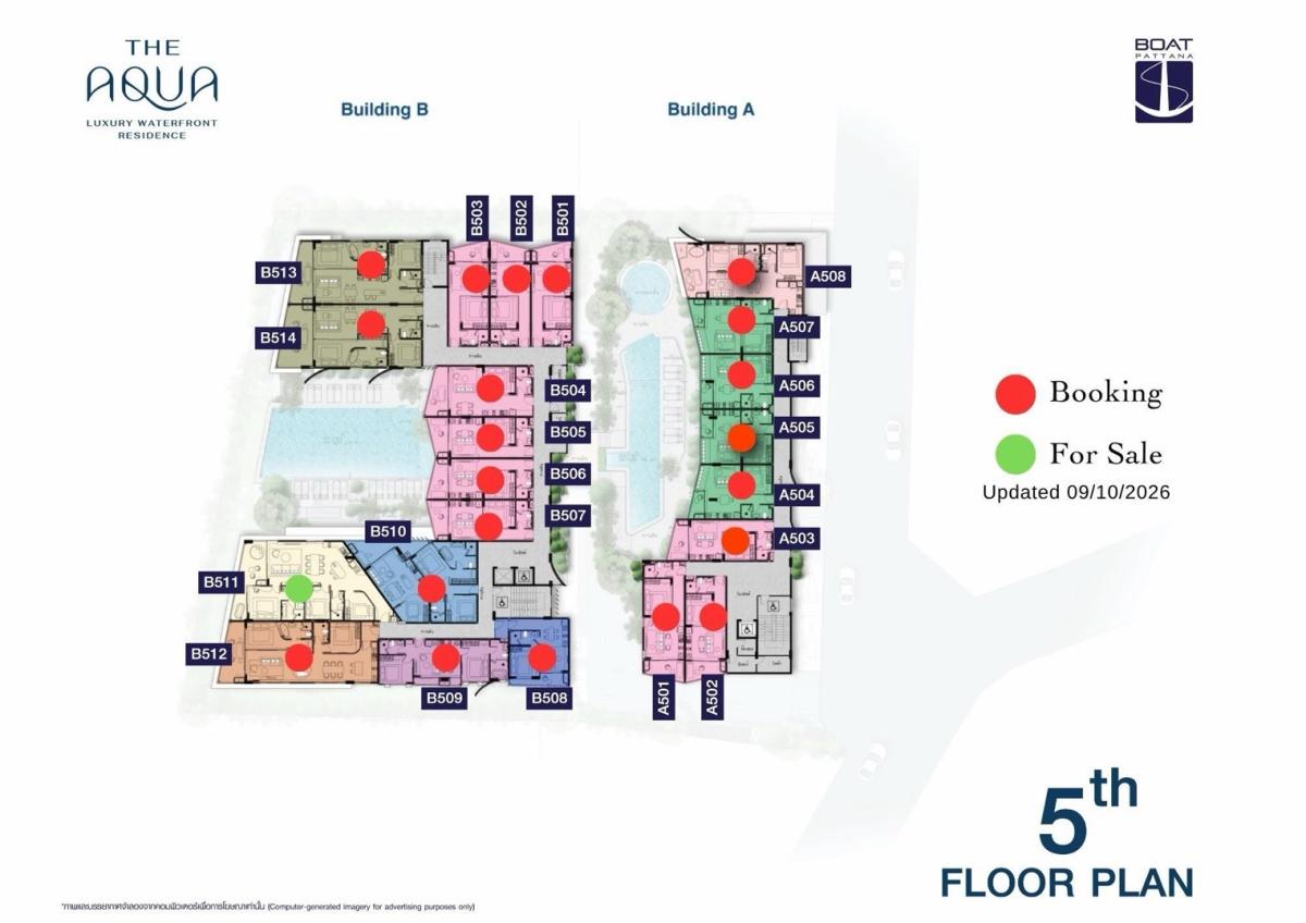 (HL) ขายห้องสุดท้ายโครงการ The Aqua Residence ทำเล Laguna Phuket เพียง 8.7 mb. เท่านั้น